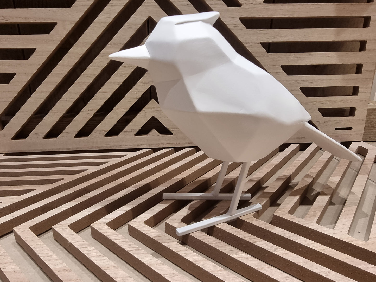 Moderne witte vogel
