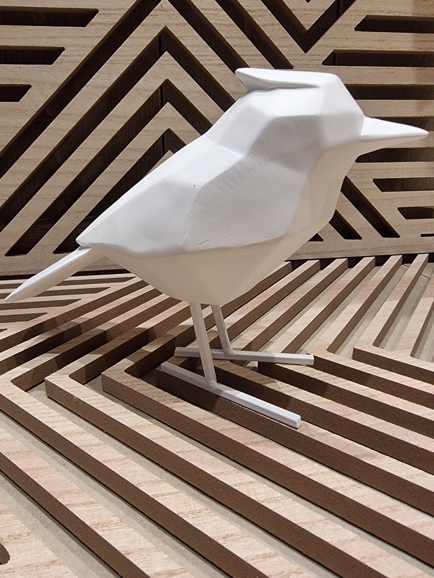 Moderne witte vogel