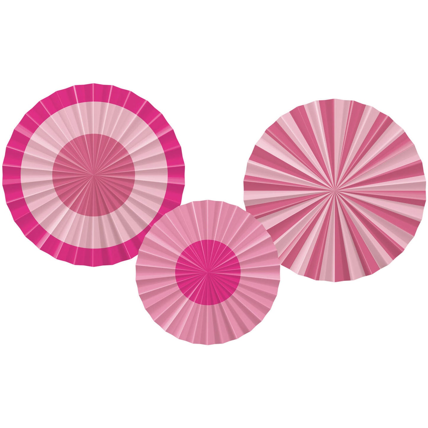 Deco Fan Set - Perfect Pink - 3 stuk