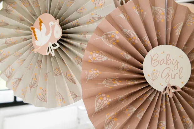 Deco Ventilatorset - Blooming Baby Girl - 3 stuks