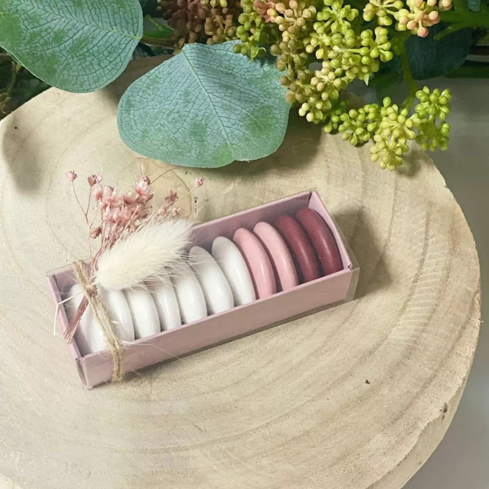 Schuifdoosje magnolia met mica sleeve