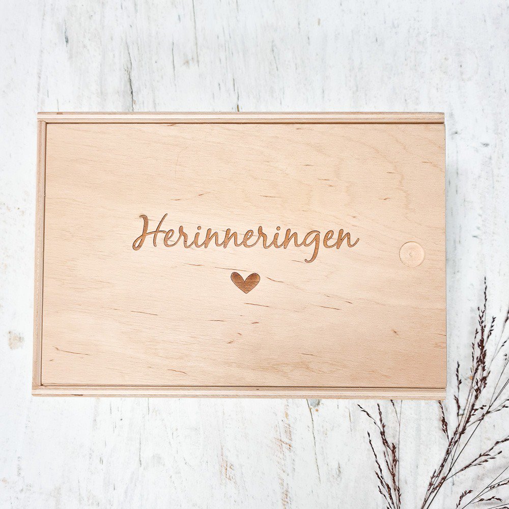 Herinneringen - opbergkist