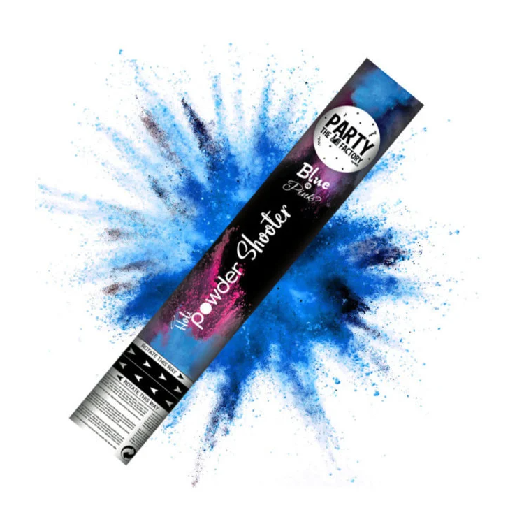 Gender Reveal Powder shooter - BLAUW