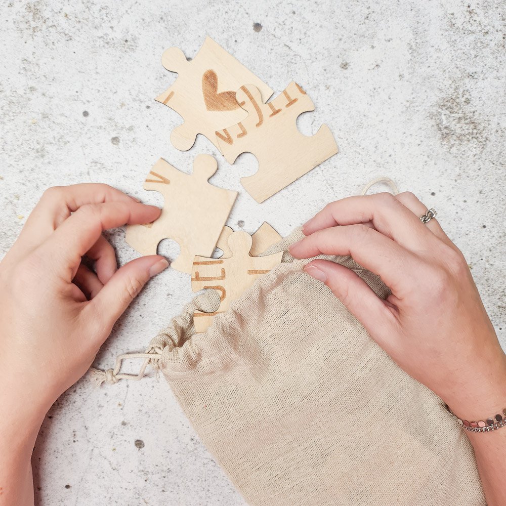 Zwangerschapsaankondiging houten puzzel | Jullie worden opa en oma!