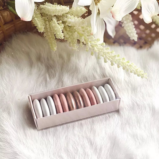 Schuifdoosje nude met mica sleeve